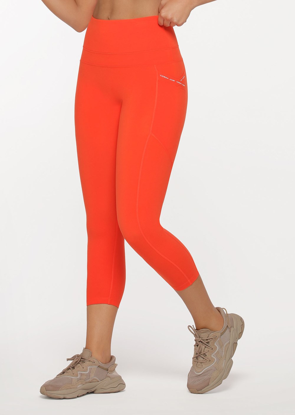 The Best Lorna Jane Leggings To Buy - Chilli No Ride Booty Pocket 7/8 Womens