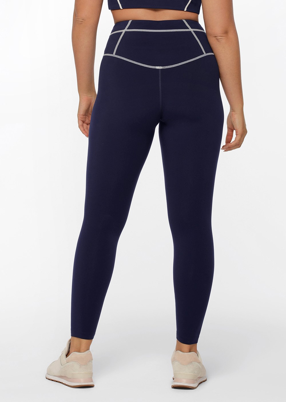 Lorna Jane Leggings UK Outlet Store - French Navy Pro Ath. Core Stability  Full Length Womens